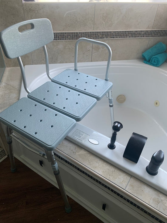Extra Tall Tub Transfer Bench for Deep Tubs | AskSAMIE