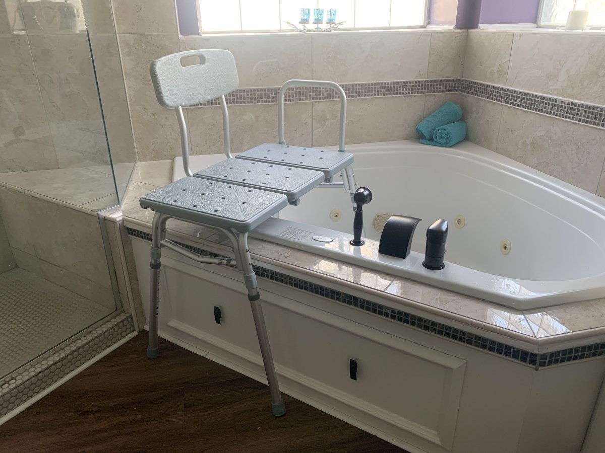 Extra Tall Tub Transfer Bench | For Deep Tubs AskSAMIE - AskSAMIE: Answers for Accessibility