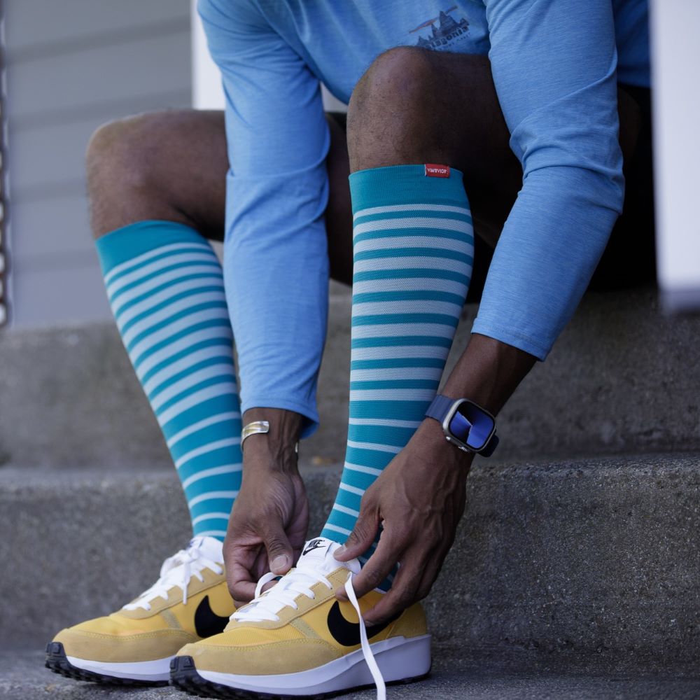 Falling Stripe (Nylon Compression Socks) VIM & VIGR - AskSAMIE: Answers for Accessibility