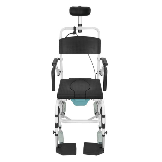Flip Arm Rolling Commode Shower Chair Vive Health - AskSAMIE: Answers for Accessibility