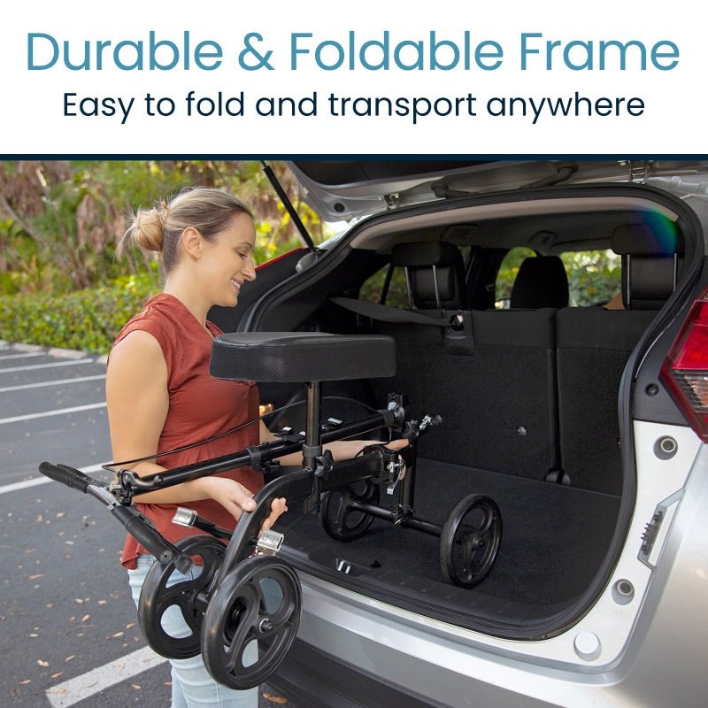 Foldable Knee Walker AskSAMIE: Answers for Caregiving - AskSAMIE: Answers for Accessibility