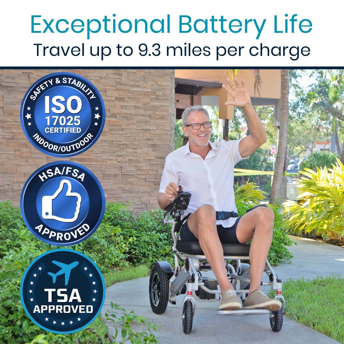 Folding Power Wheelchair Vive Health - AskSAMIE: Answers for Accessibility