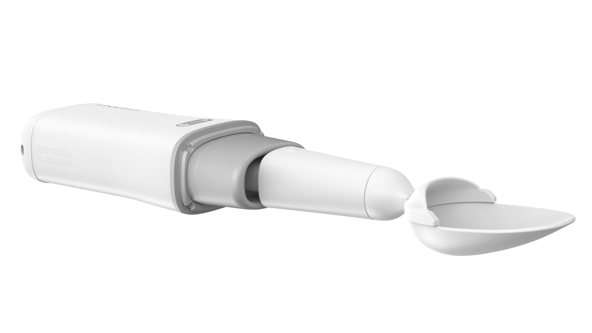 Gyenno Bravo Twist Spoon | Alternative to Liftware Steady Gyenno - AskSAMIE: Answers for Accessibility