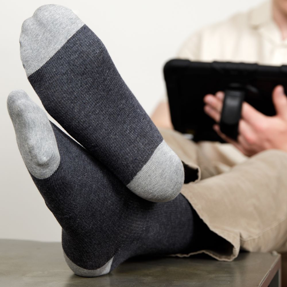 Heathered Collection (Cotton Compression Socks) VIM & VIGR - AskSAMIE: Answers for Accessibility