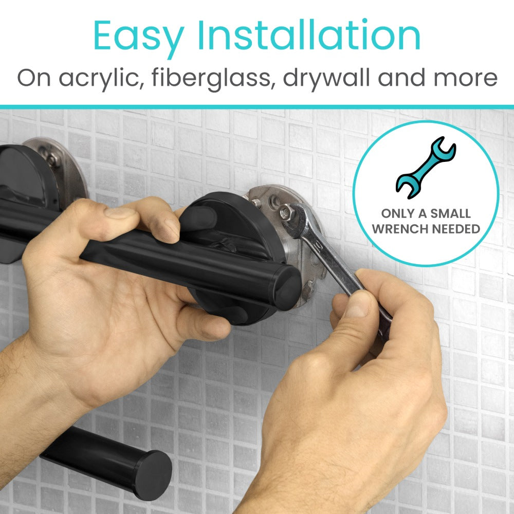 Toilet Paper Holder Grab Bar