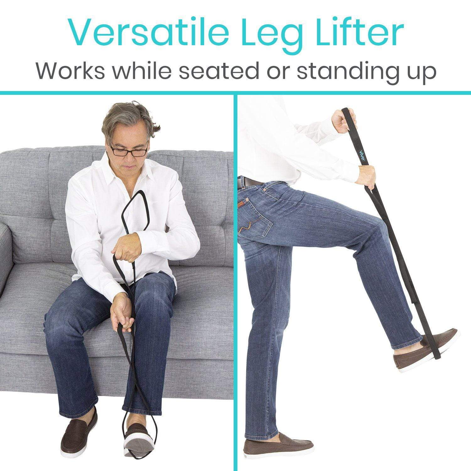 Multi Grip Leg Lifter used by elderly in sofa by AskSAMIE