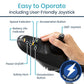Folding Power Wheelchair joystick and control inidcators by AskSAMIE