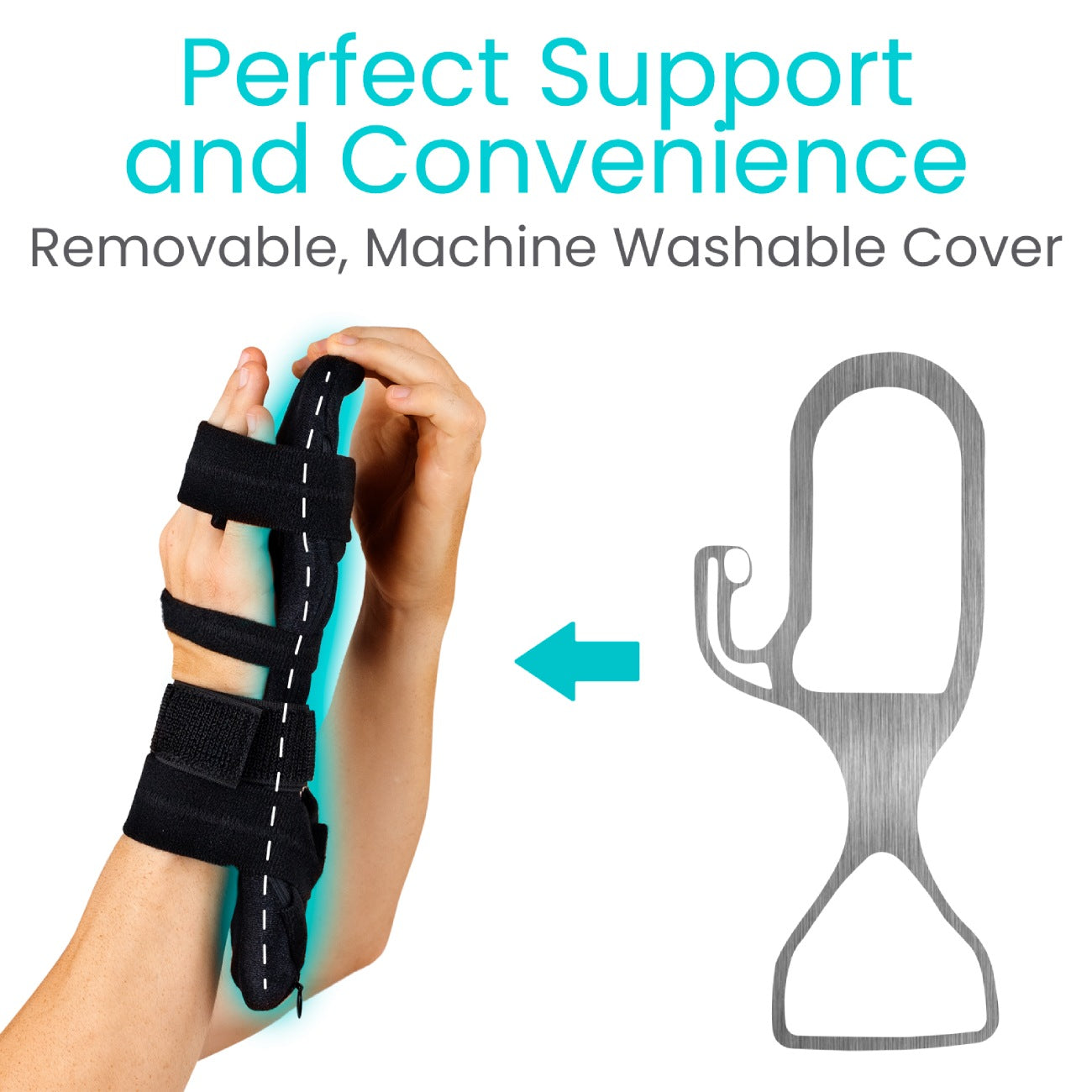 Resting Hand Splint easily removable and can be machine washed from AskSAMIE
