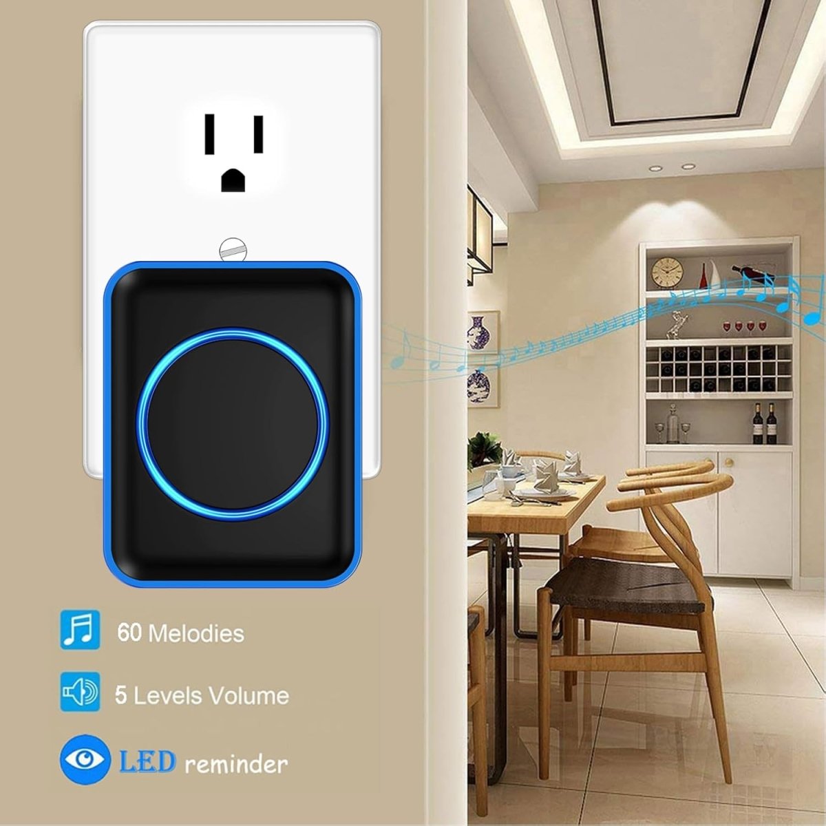 Indoor Bell | On Button Communication with Caregiver AskSAMIE: The Accessibility Marketplace - AskSAMIE: Answers for Accessibility