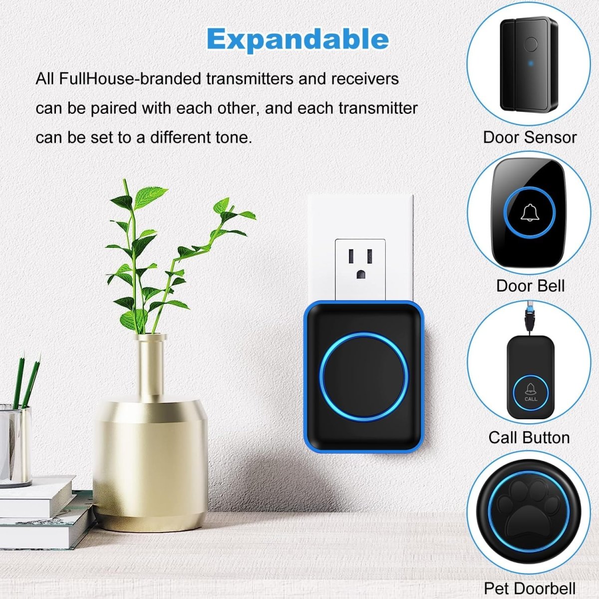 Indoor Bell | On Button Communication with Caregiver AskSAMIE: The Accessibility Marketplace - AskSAMIE: Answers for Accessibility