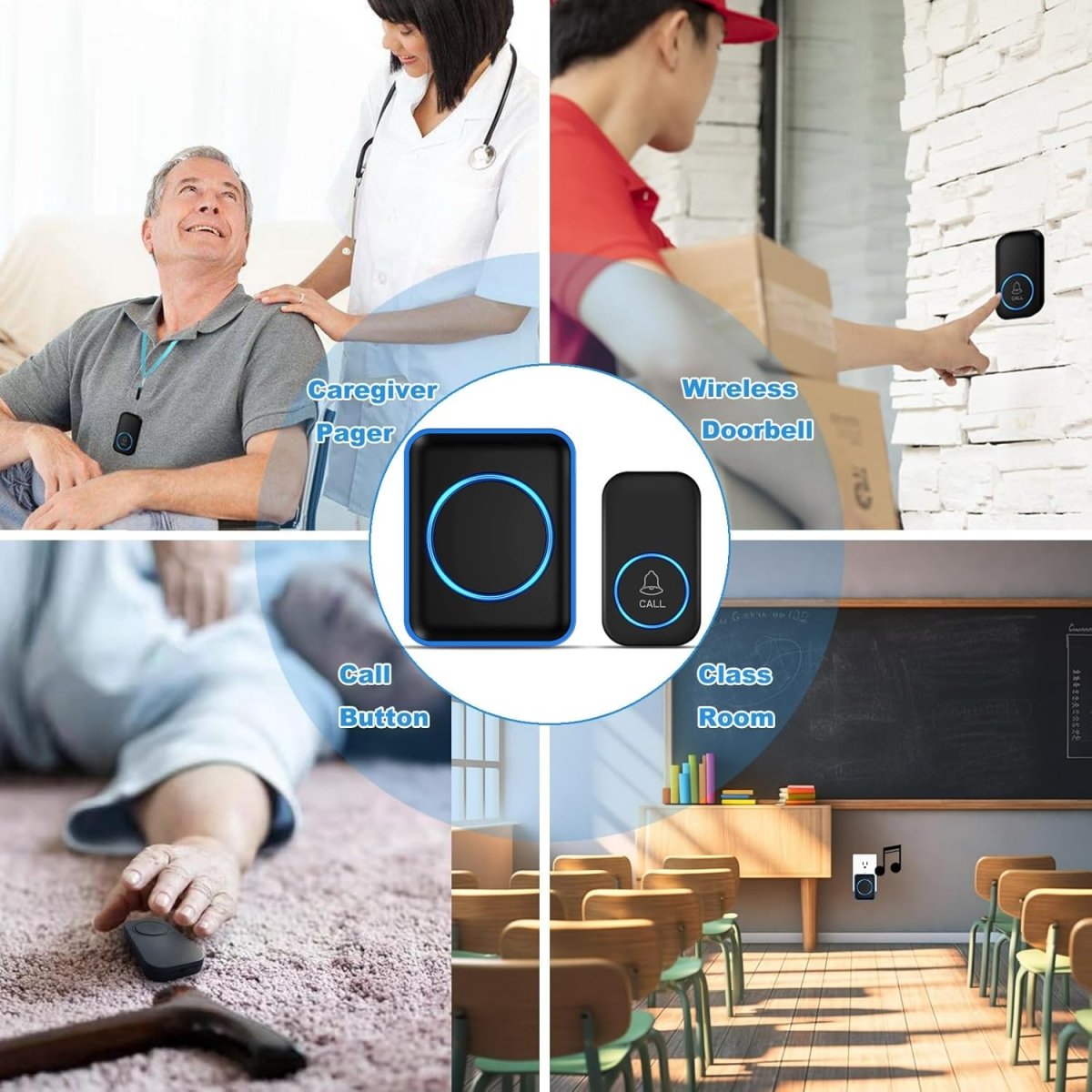 Indoor Bell | On Button Communication with Caregiver AskSAMIE: The Accessibility Marketplace - AskSAMIE: Answers for Accessibility