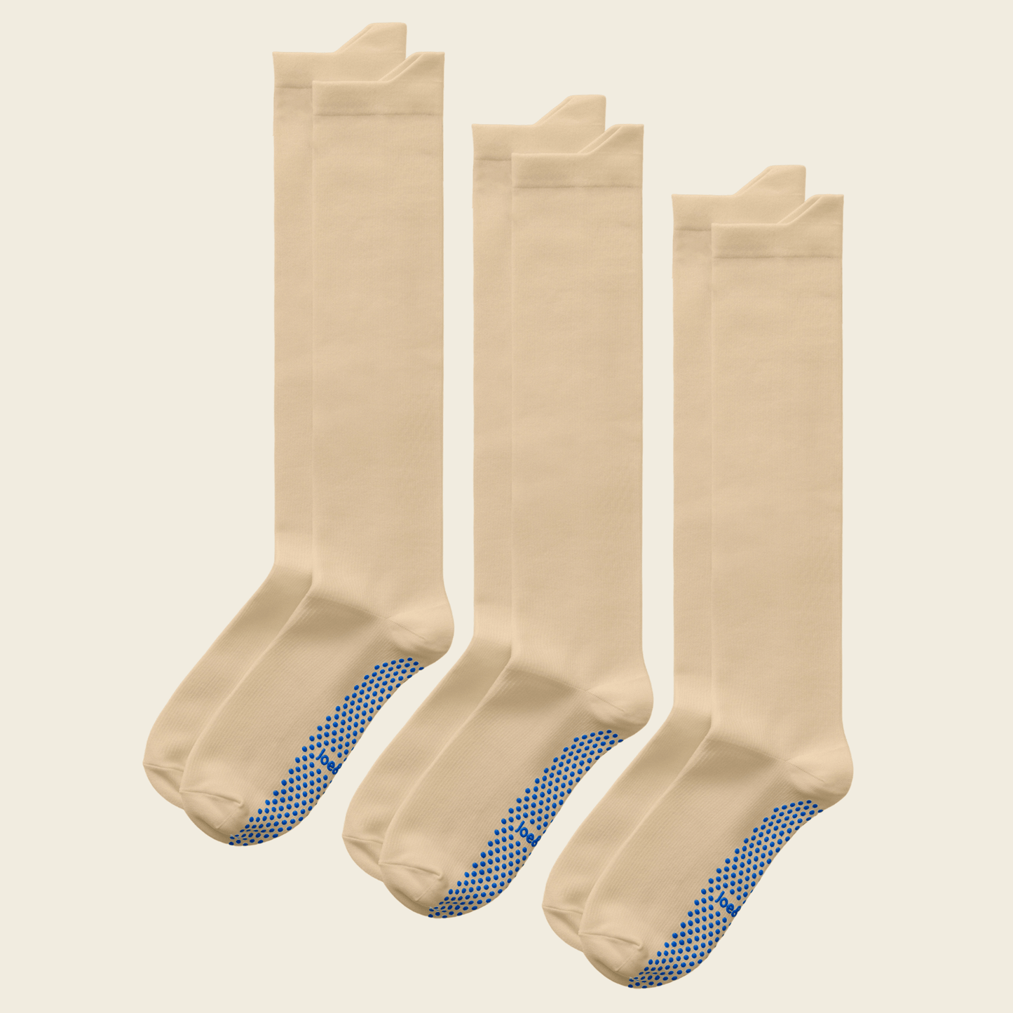 Big-Grip No-Slip Compression Socks: 3-Pack