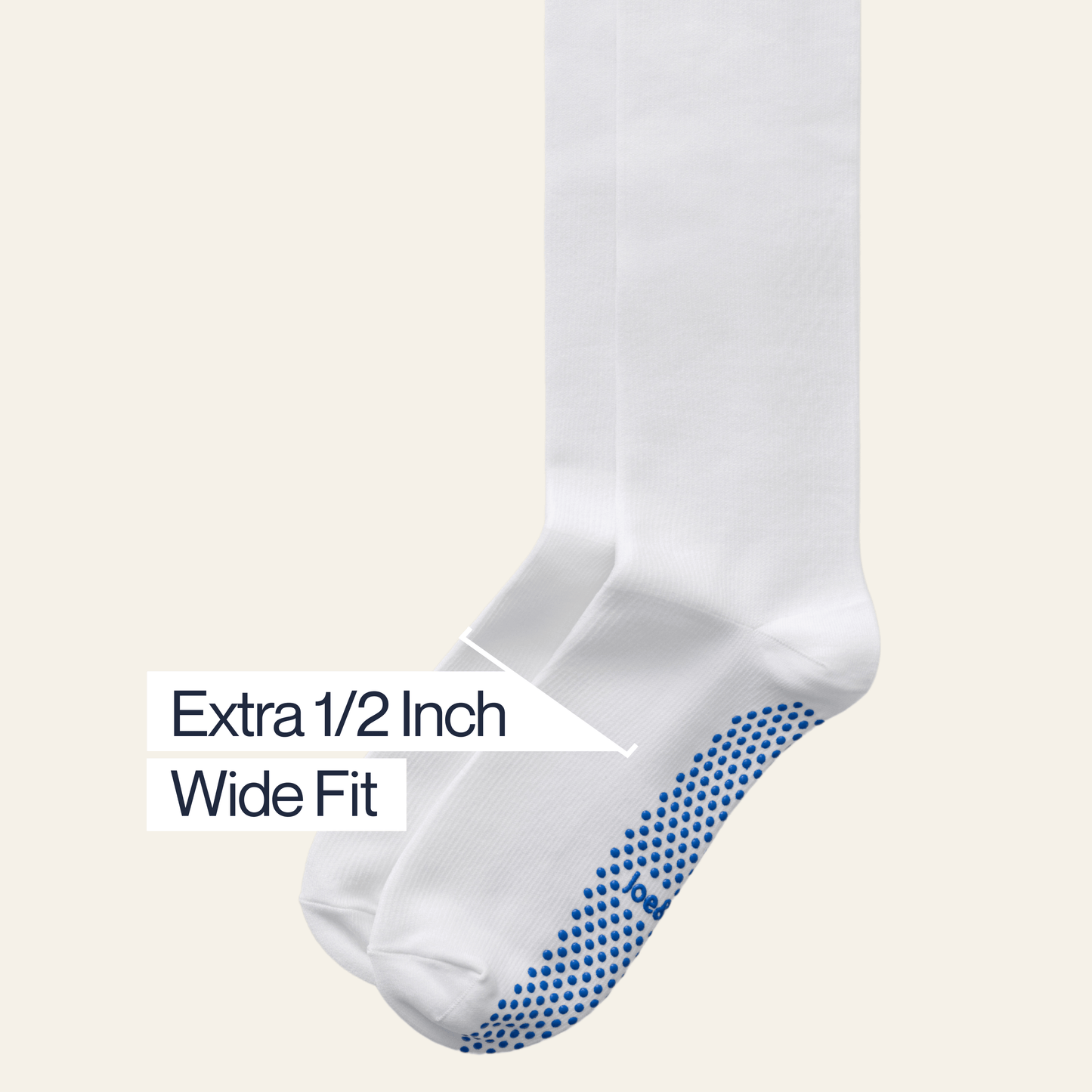 Big-Grip No-Slip Compression Socks: 3-Pack