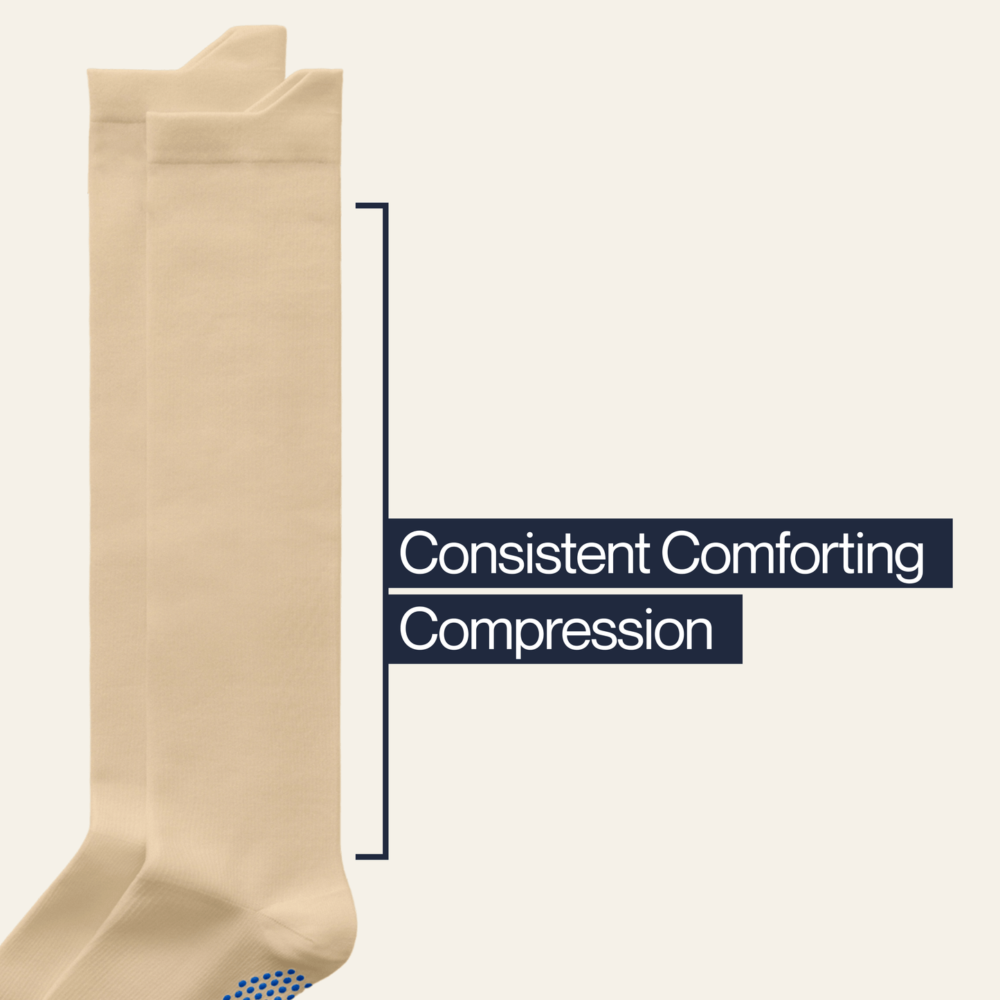 Big-Grip No-Slip Compression Socks: 3-Pack
