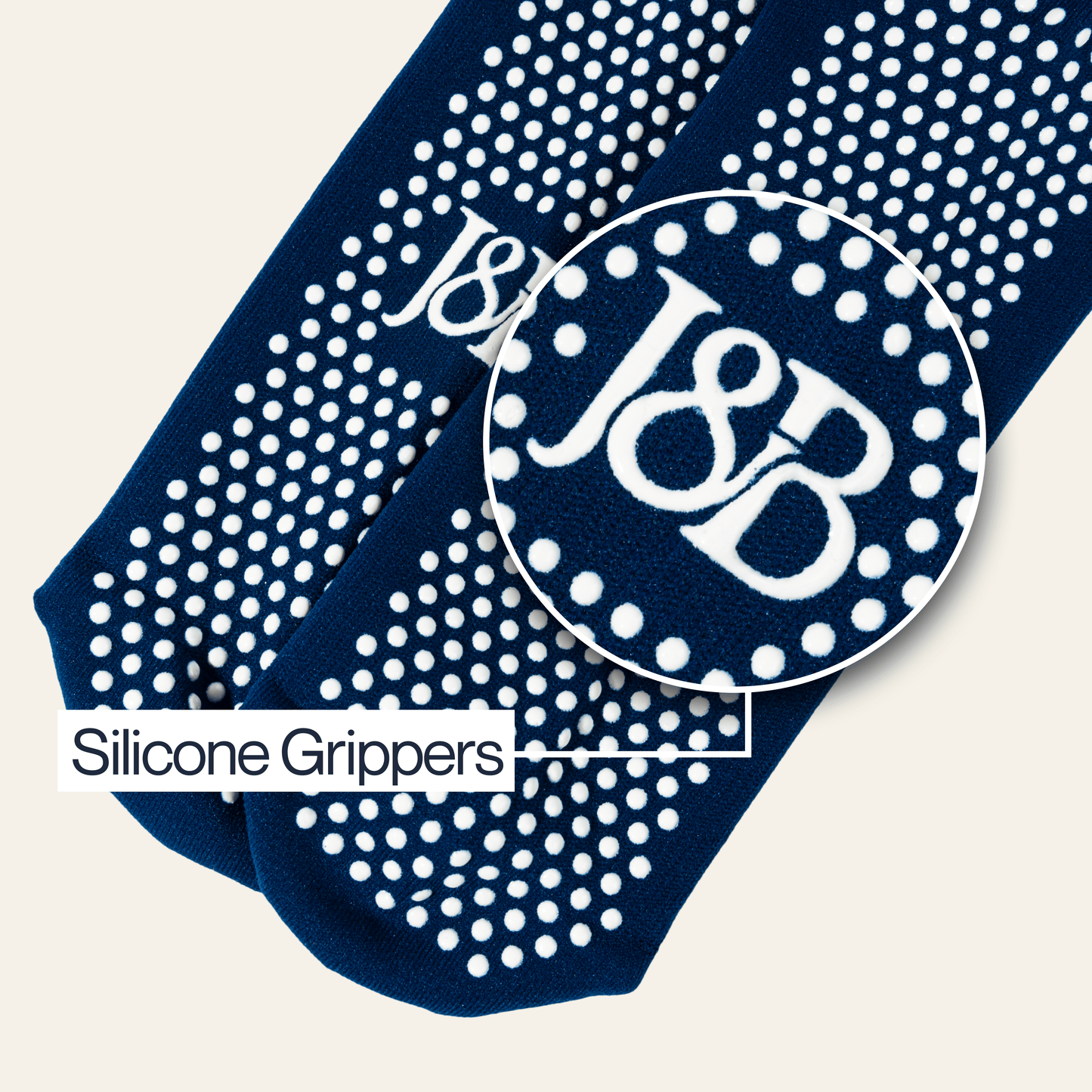 Big-Grip No-Slip Compression Socks: 3-Pack