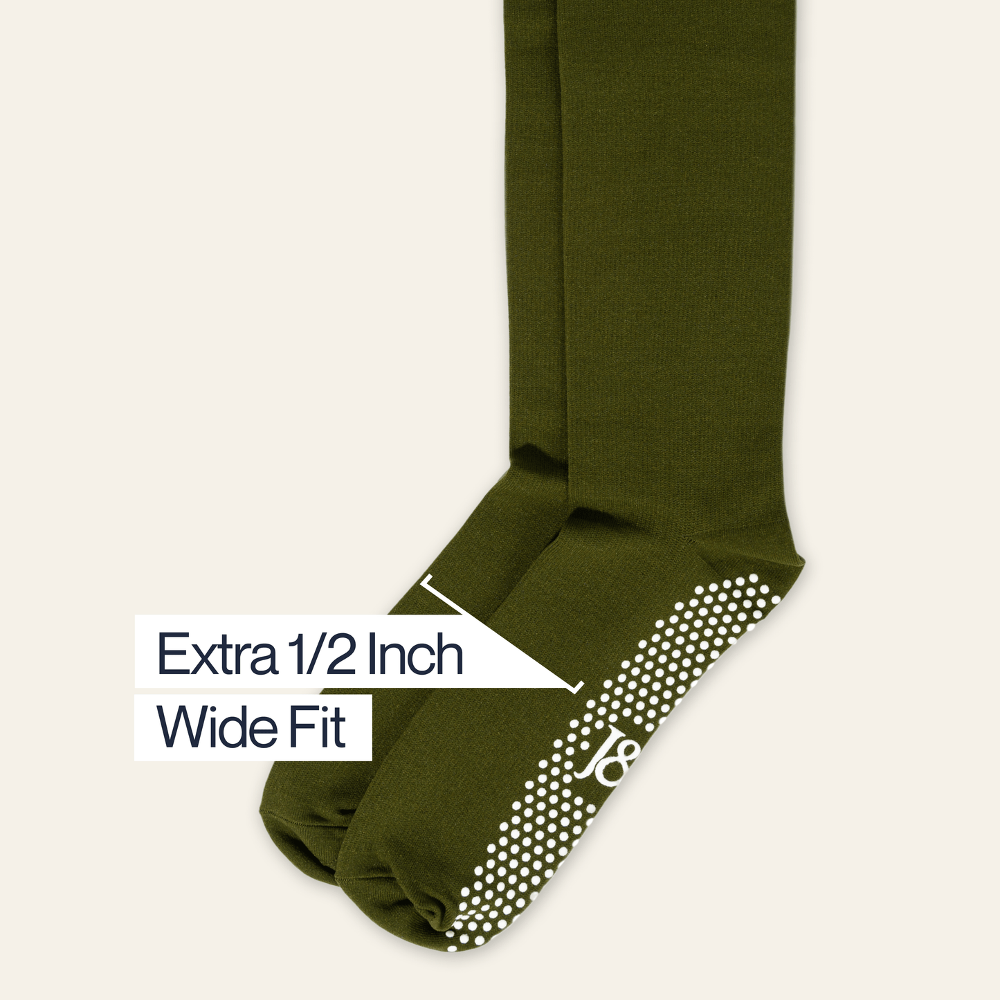 Big-Grip No-Slip Compression Socks: 3-Pack