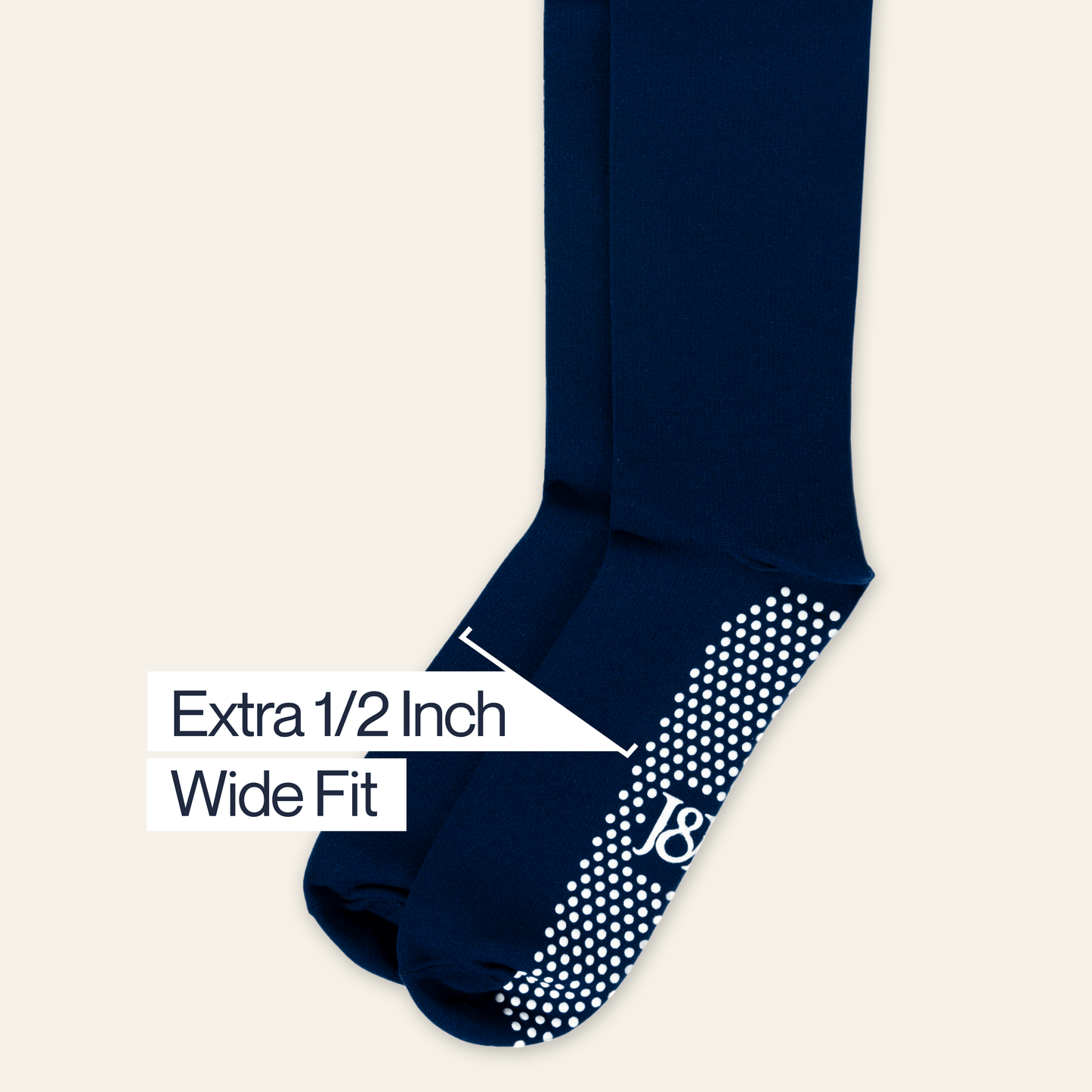 Big-Grip No-Slip Compression Socks: 3-Pack