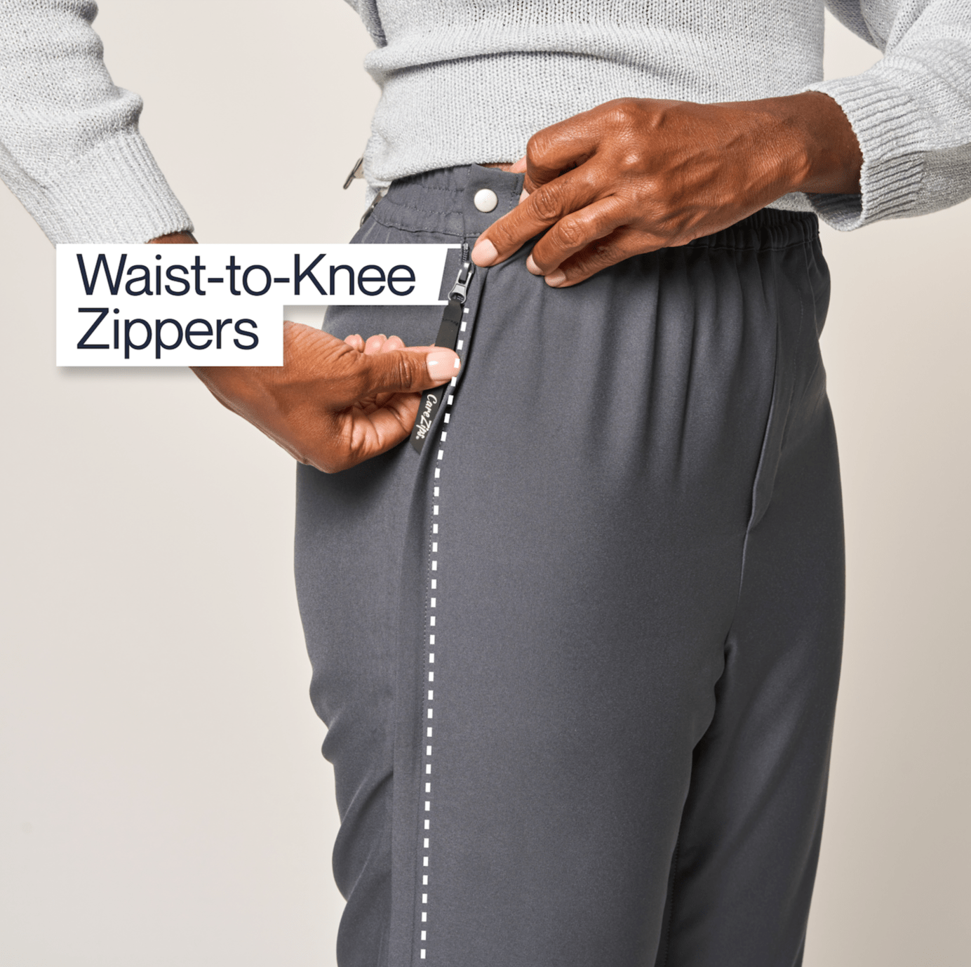 CareZips® Women's Adaptive Pants