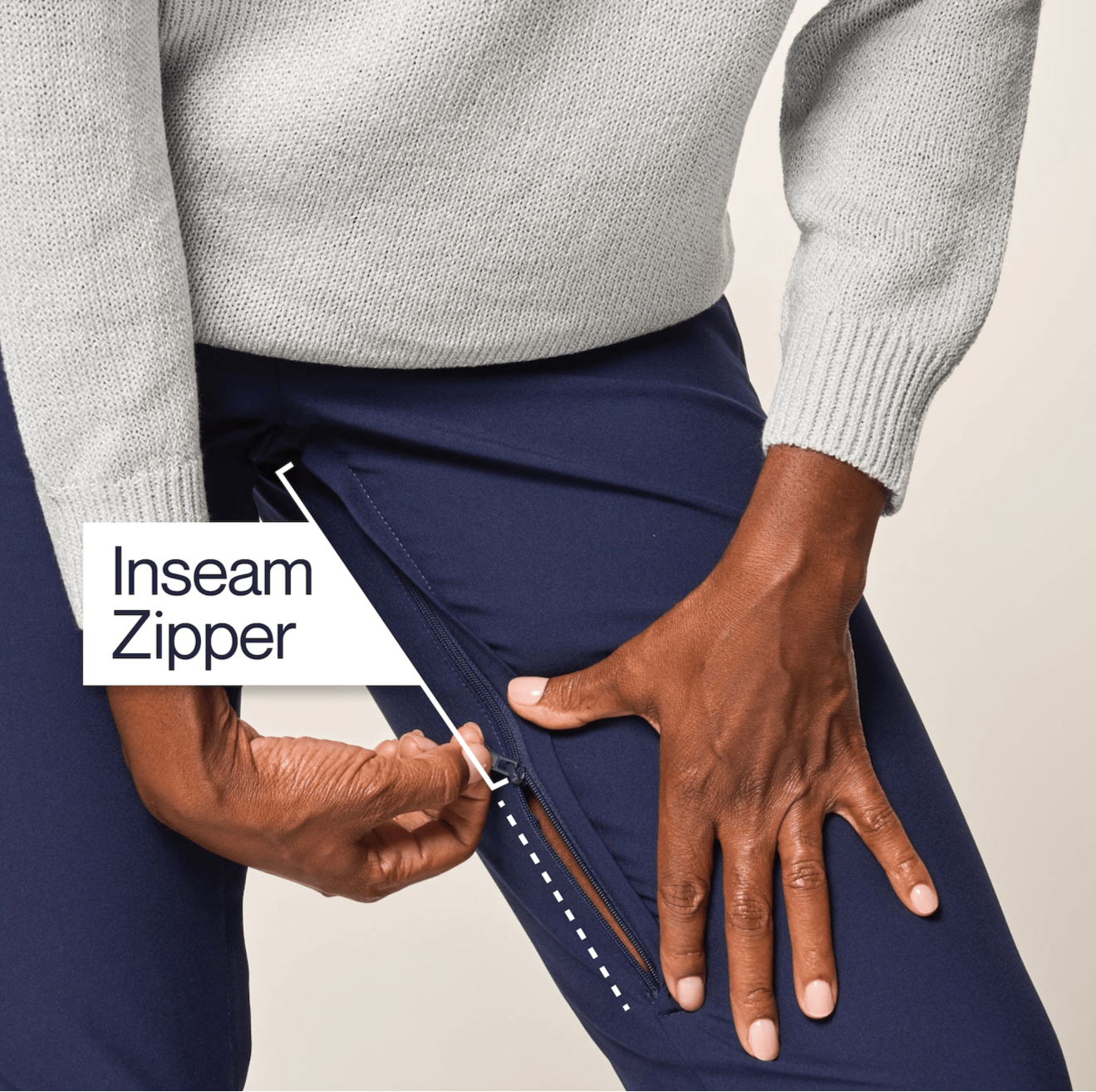 CareZips® Women's Adaptive Pants