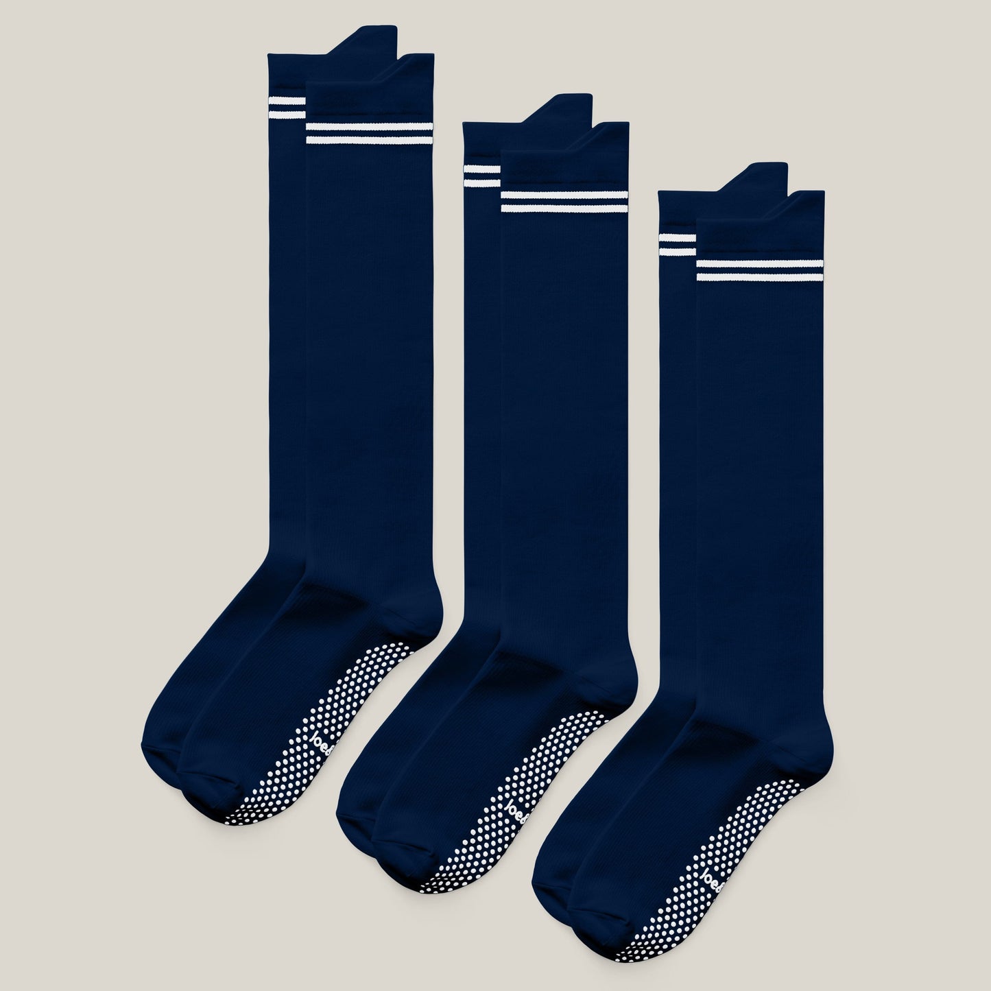Big-Grip No-Slip Compression Socks: 3-Pack