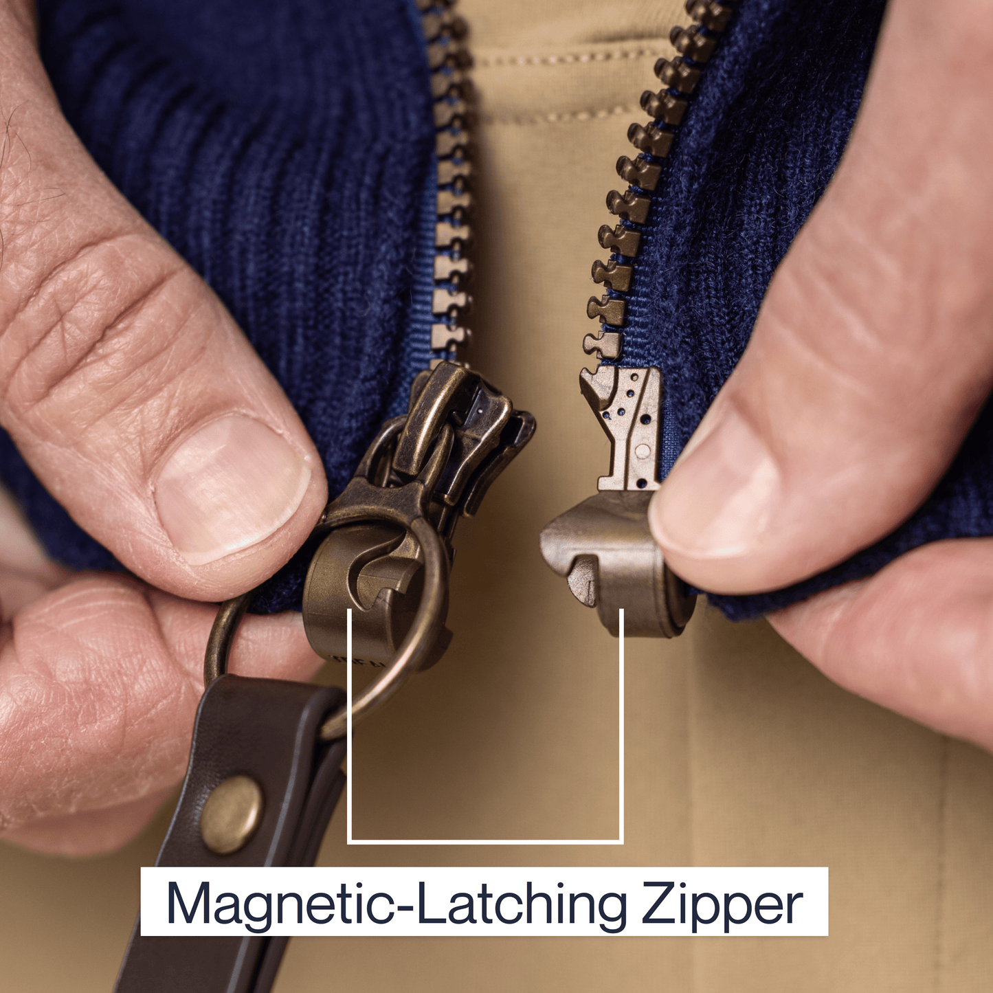 Signature Magnetic Zip-Up for Men