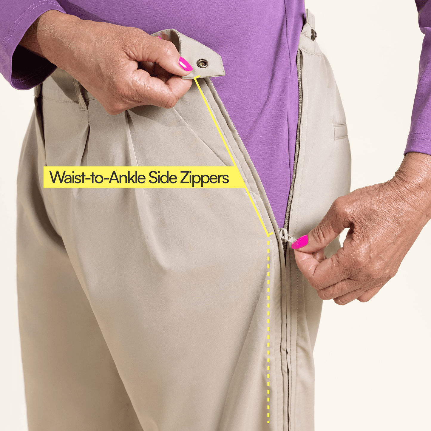 Signature Side-Zip Dress Pants for Women