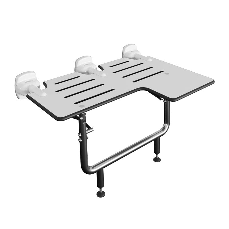 L - Shaped Folding Shower Seat Ponte Giulio - AskSAMIE: Answers for Accessibility