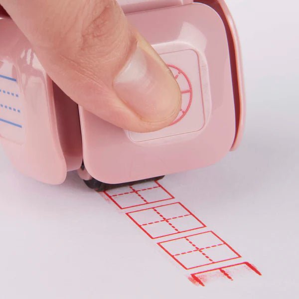 LegiLiner LegiCube Self-Inking Teacher Stamp - Math and Handwriting Lines Multi-Roller Stamp | at AskSAMIE