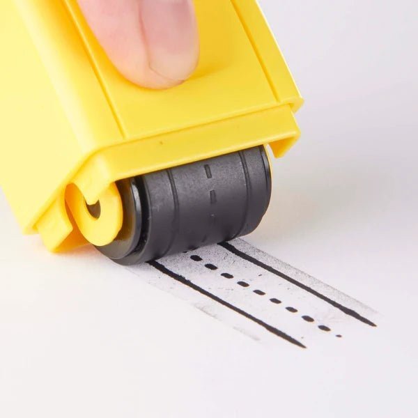 LegiLiner Self - Inking Teacher Stamp - 1/2 - inch Dashed Handwriting Line LegiLiner - AskSAMIE: Answers for Accessibility