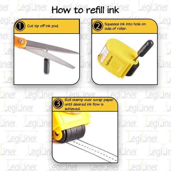 LegiLiner Self - Inking Teacher Stamp - 1/2 - inch Dashed Handwriting Line LegiLiner - AskSAMIE: Answers for Accessibility
