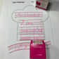 LegiLiner Self-Inking Teacher Stamp-3/4-inch Pink Shaded Handwriting Lines Roller Stamp | at AskSAMIE