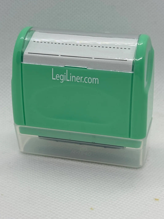 LegiLiner "Spaces" Self - Inking Teacher Stamp - 1 - inch Dashed Spaced Handwriting Lines Roller Stamp LegiLiner - AskSAMIE: Answers for Accessibility