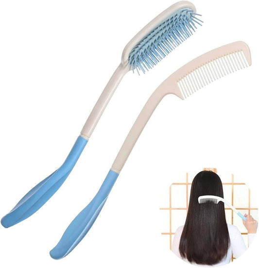 Long Handled Hair Brush And Comb Set AskSAMIE - AskSAMIE: Answers for Accessibility