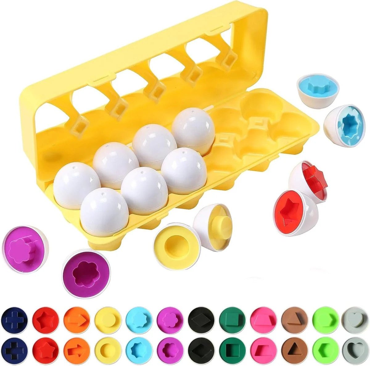 Matching Eggs - Educational Color Sorting Toy AskSAMIE - AskSAMIE: Answers for Accessibility