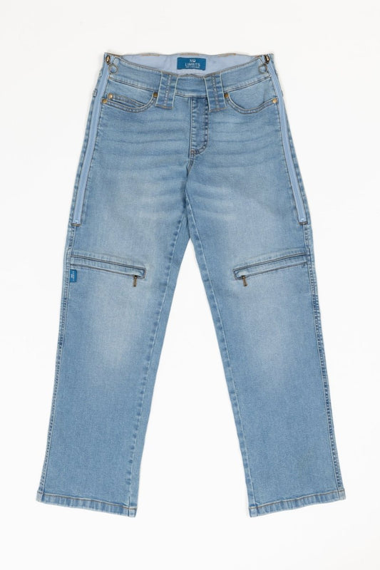 Men's Adaptive Denim Wheelchair Pant No Limbit - AskSAMIE: Answers for Accessibility