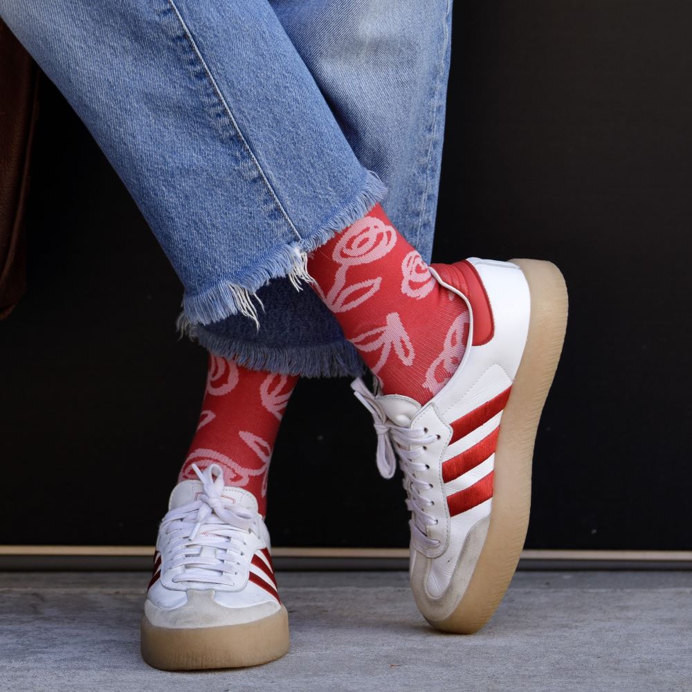Mod Rose (Cotton Compression Socks) VIM & VIGR - AskSAMIE: Answers for Accessibility