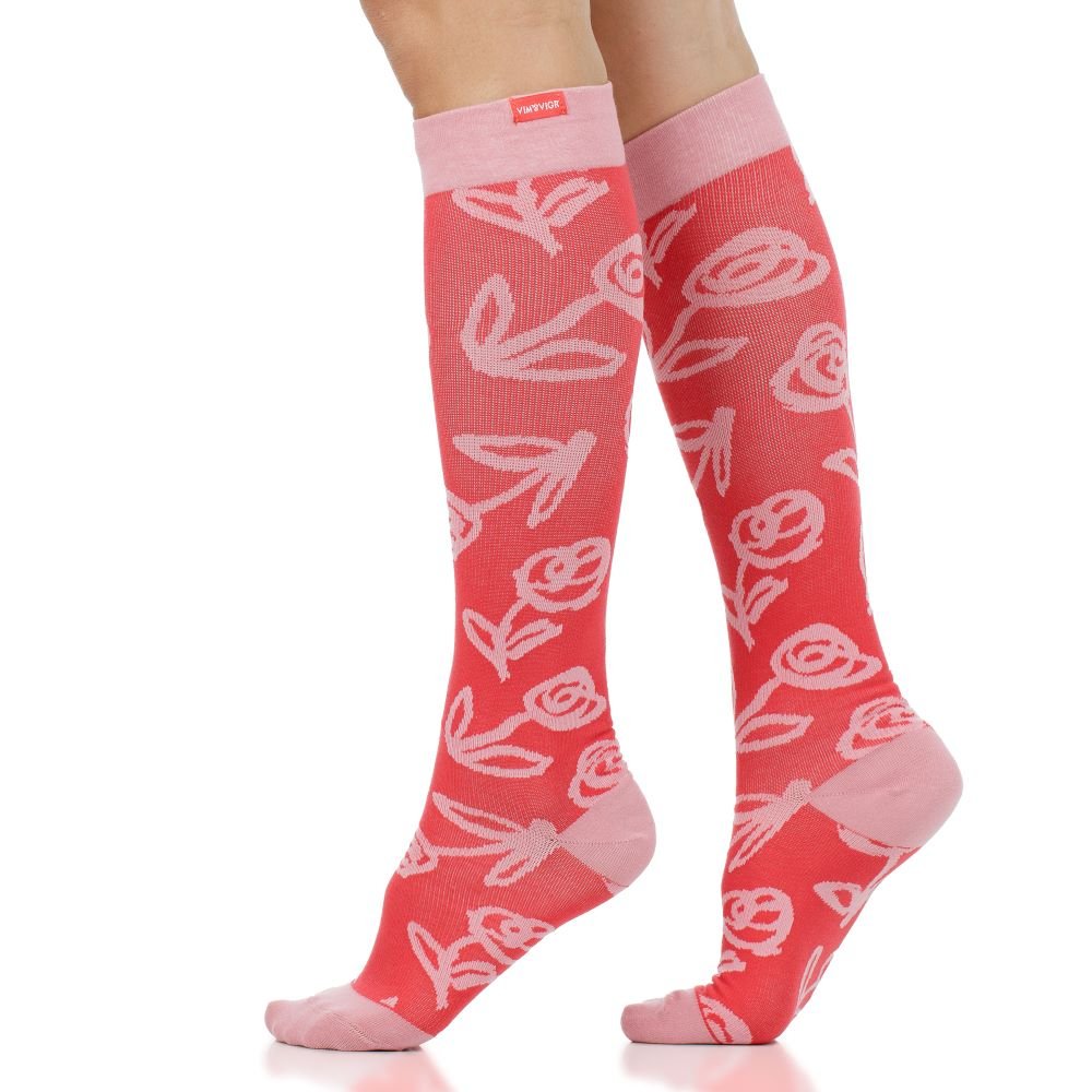 Mod Rose (Cotton Compression Socks) VIM & VIGR - AskSAMIE: Answers for Accessibility