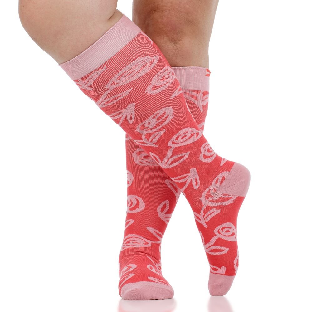 Mod Rose (Cotton Compression Socks) VIM & VIGR - AskSAMIE: Answers for Accessibility