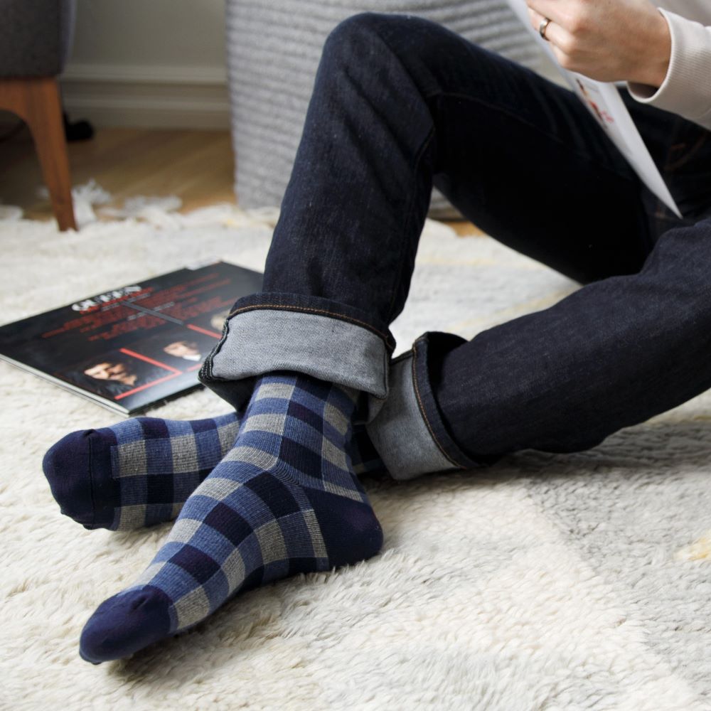 Montana Plaid (Cotton Compression Socks) VIM & VIGR - AskSAMIE: Answers for Accessibility