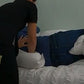 woman checking wounds