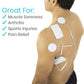 person with electrodes placed on back and side from AskSAMIE