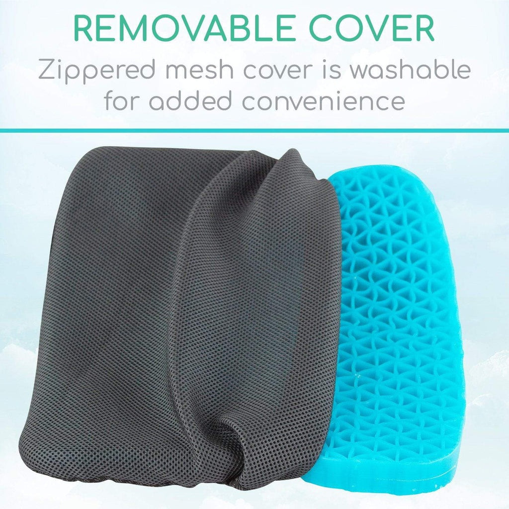 Honeycomb Gel Seat Cushion cover besides cushion