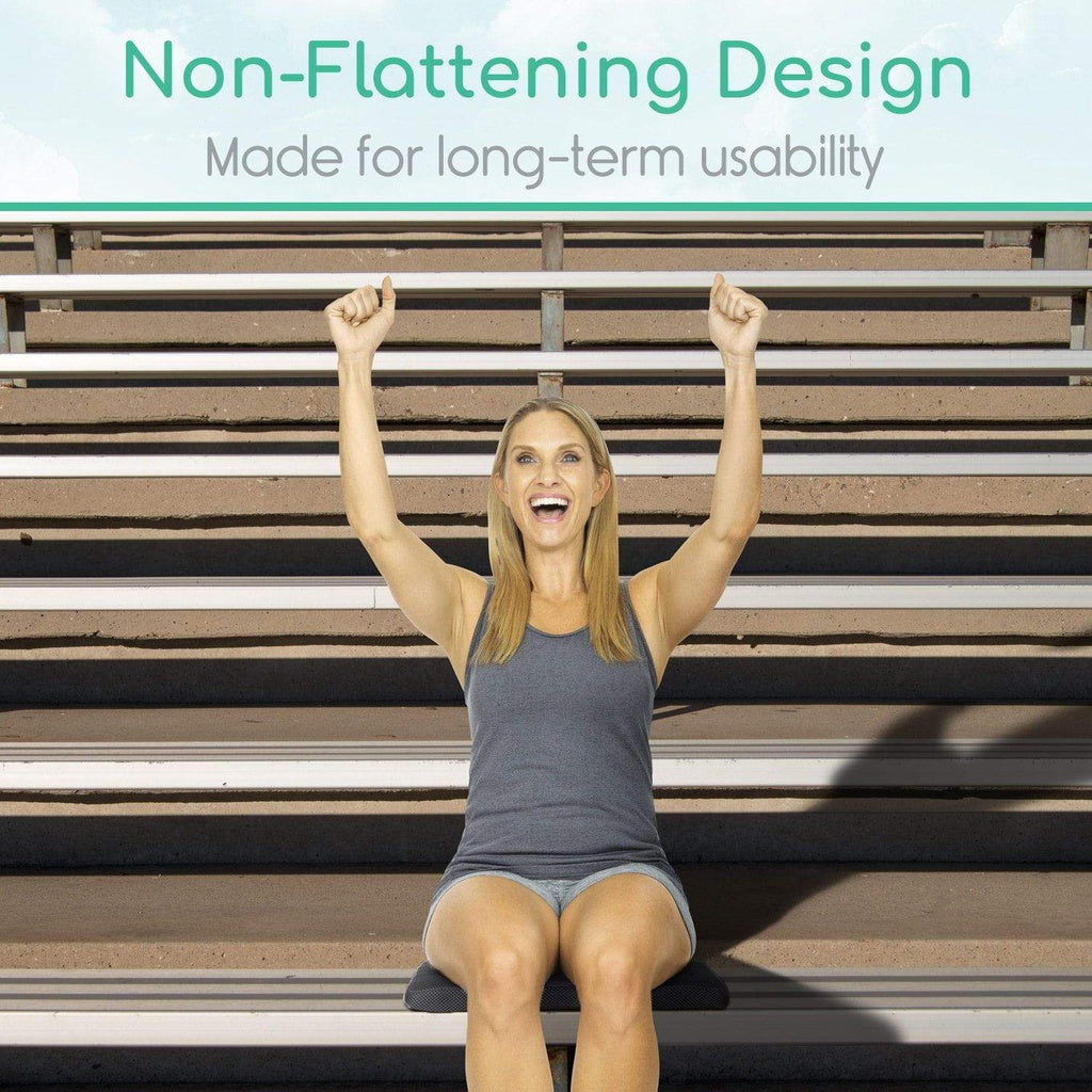 Honeycomb Gel Seat Cushion with woman sitting on it