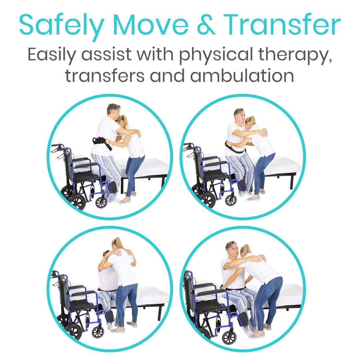 Padded transfer gait belt Vive Health - AskSAMIE: Answers for Accessibility
