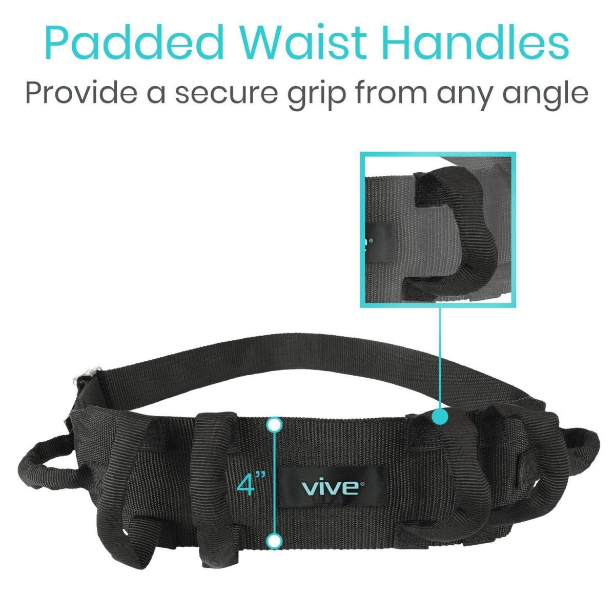 Padded transfer gait belt Vive Health - AskSAMIE: Answers for Accessibility