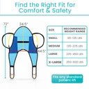 Patient Lift Sling for Bathing and Toileting Vive Health - AskSAMIE: Answers for Accessibility