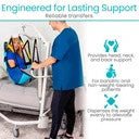 Patient Lift Sling for Bathing and Toileting Vive Health - AskSAMIE: Answers for Accessibility