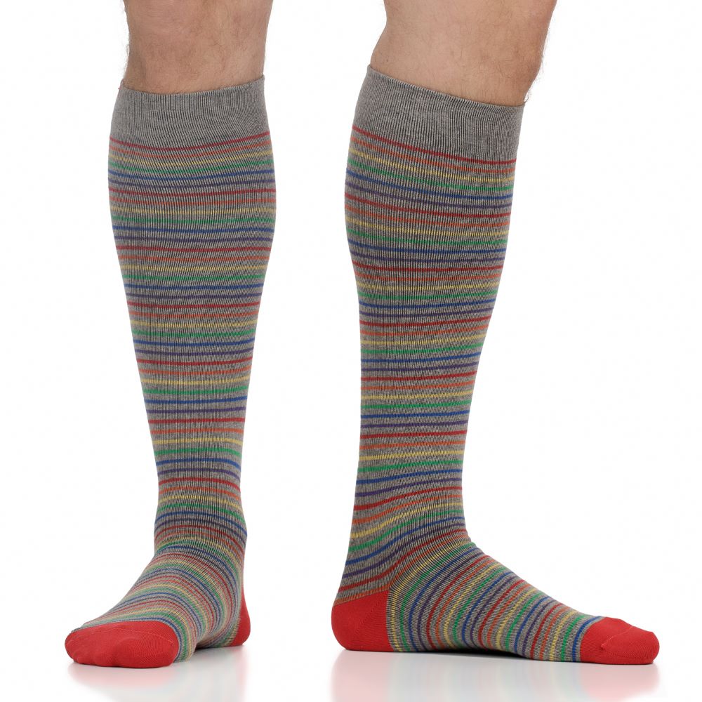 Pinstripe (Cotton Compression Socks) VIM & VIGR - AskSAMIE: Answers for Accessibility
