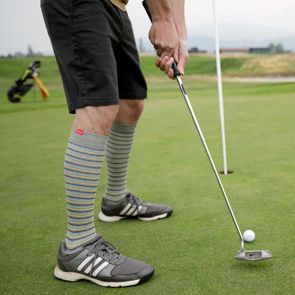 Pinstripe (Cotton Compression Socks) VIM & VIGR - AskSAMIE: Answers for Accessibility