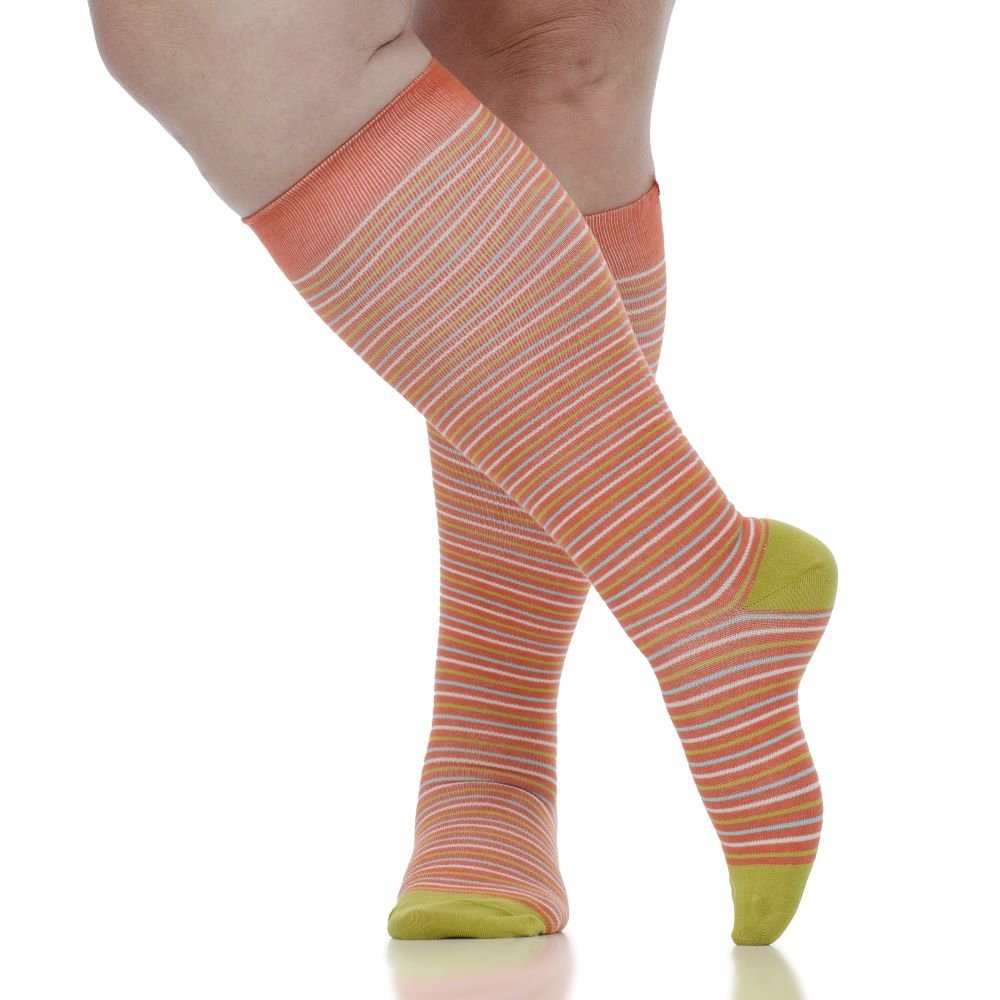 Pinstripe (Cotton Compression Socks) VIM & VIGR - AskSAMIE: Answers for Accessibility